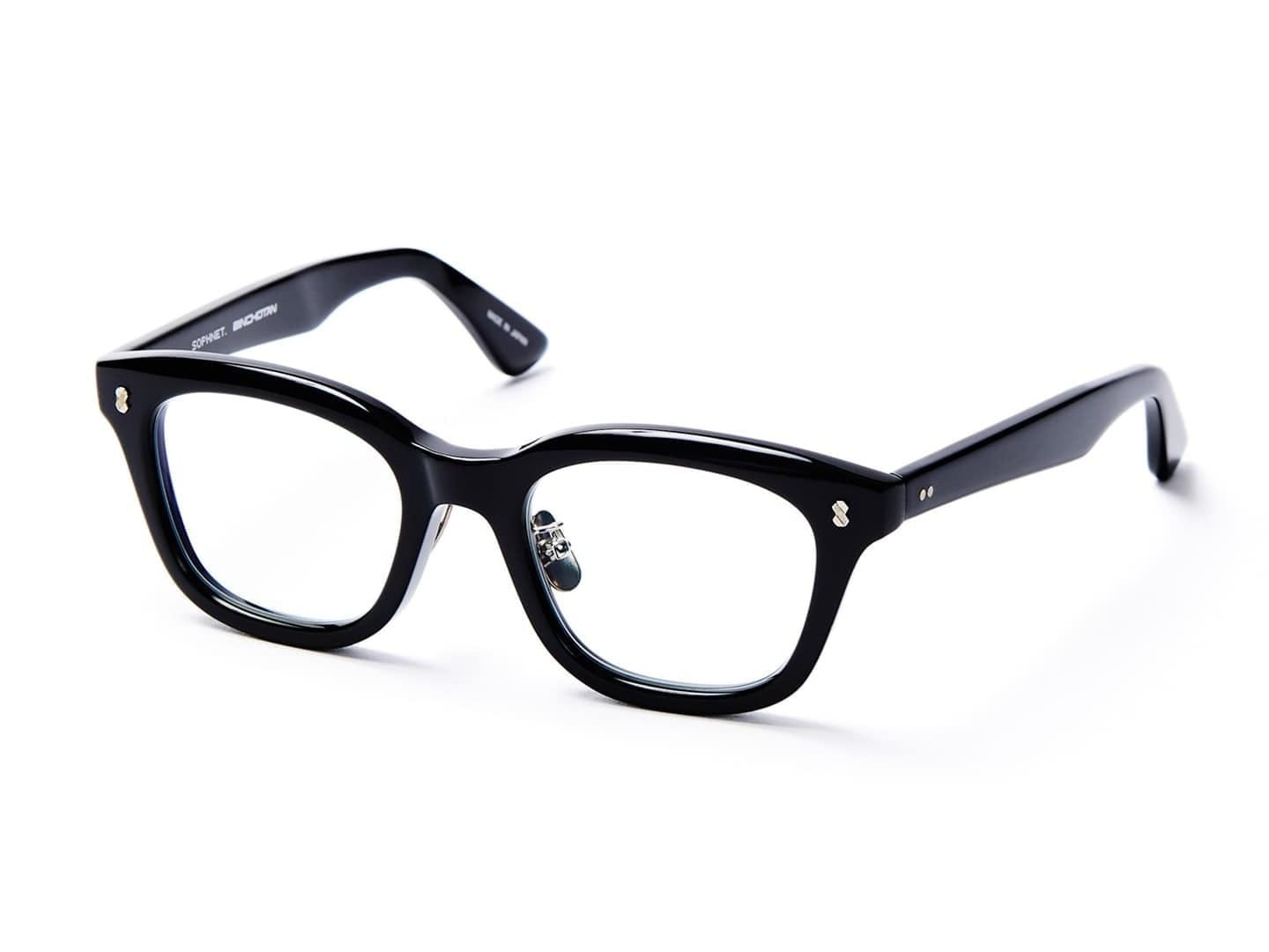 sophnet. binchotan square glasses