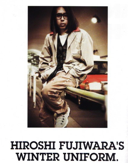 hiroshi fujiwara’s winter uniform