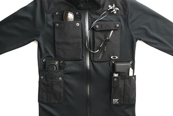 pocket detailing from Oakley High Function Line jacket
