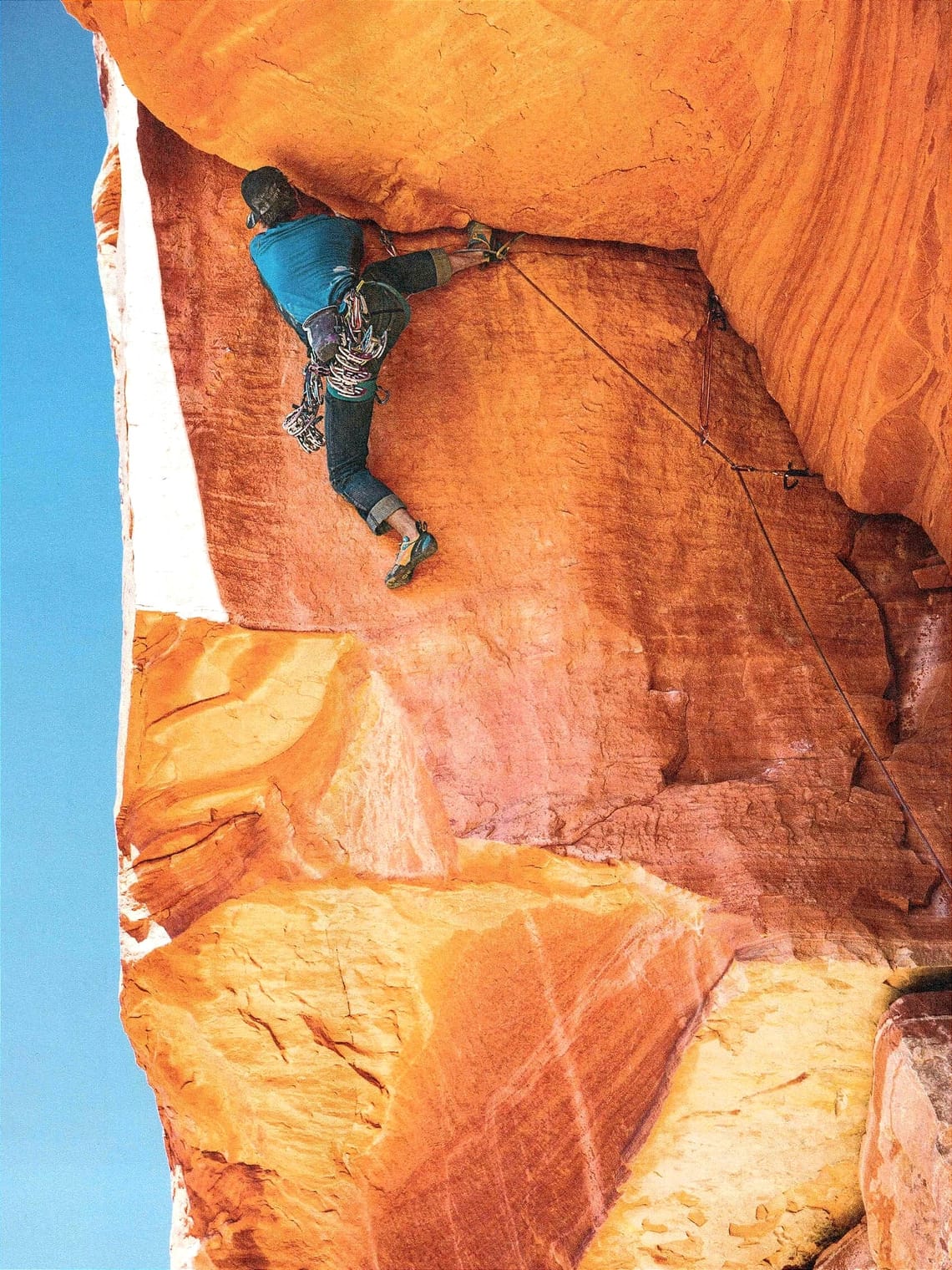 Southwest face of Arrowhead Spire. Valley of the Gods, Utah.