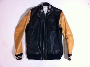 Visvim Leather Varsity Jacket