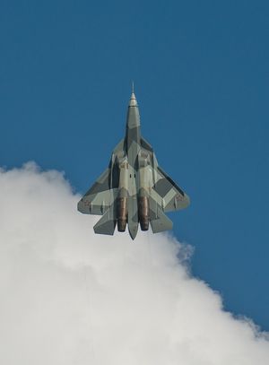 The Sukhoi PAK FA is a twin-engine jet fighter being developed by Sukhoi for the Russian Air Force.